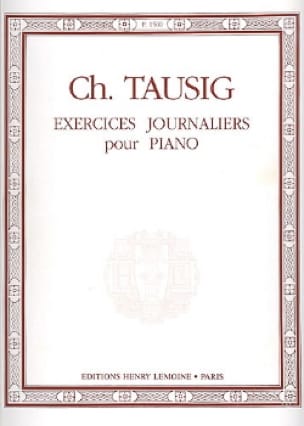 Exercices Journaliers Tausig Partition Piano