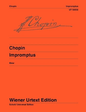 Impromptus - CHOPIN - Partition - Piano