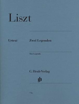 2 Légendes LISZT Partition Piano
