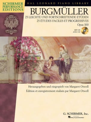 25 études faciles et progressives Opus 100 - Frédéric Burgmuller