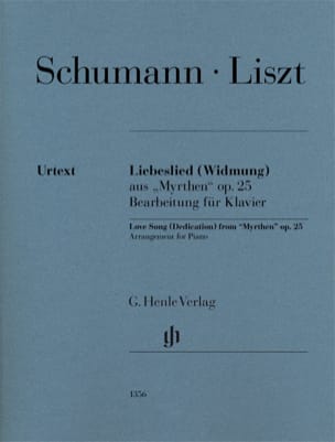 Liebeslied - op.25 SCHUMANN - LISZT Partition Piano