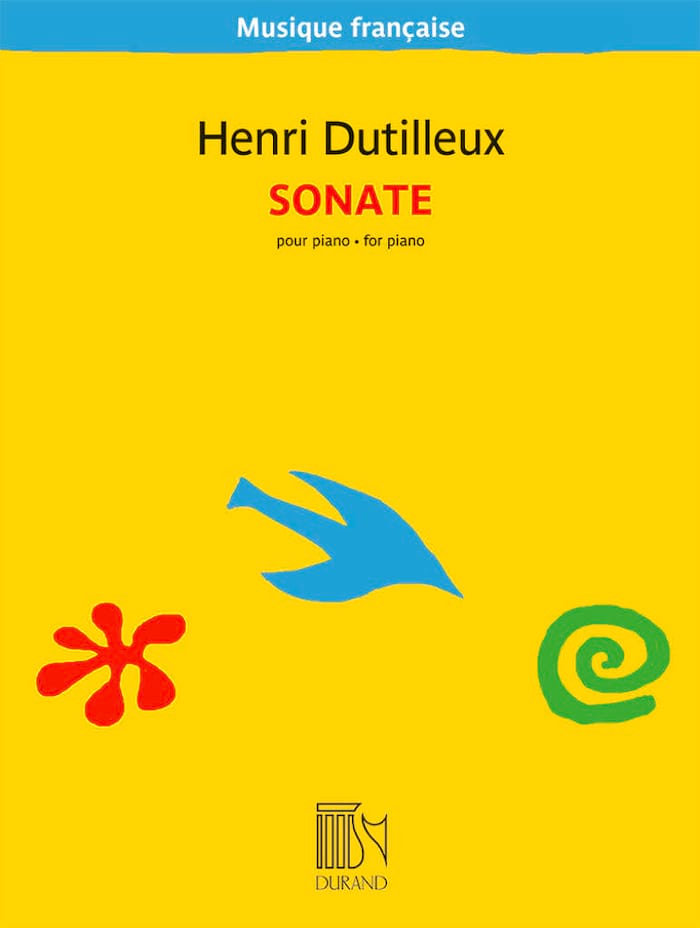 Sonate DUTILLEUX Partition Piano
