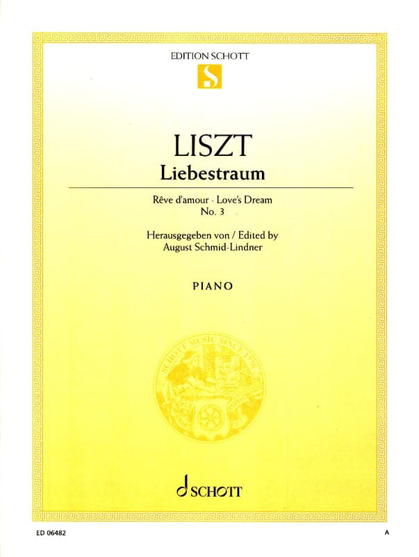 Liebestraum N° 3 - Piano LISZT Partition Piano