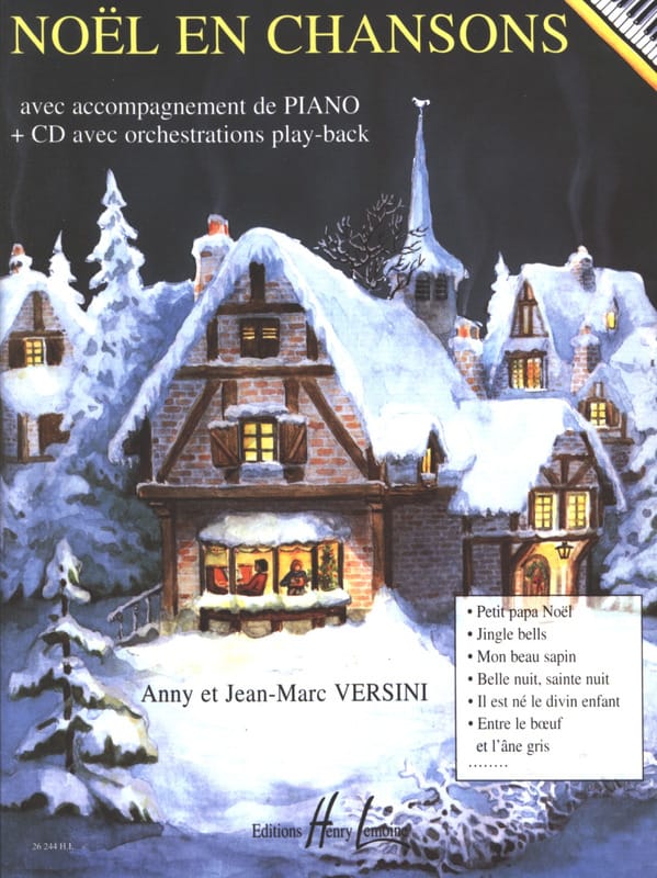 Noël en Chansons Anny et Jean-Marc Versini Partition Piano